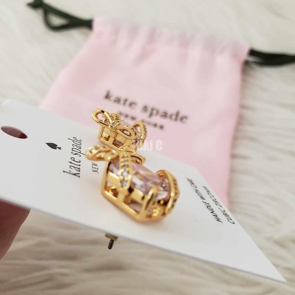 Kate Spade Pave Present Studs KF005 - Picture 7 of 10
